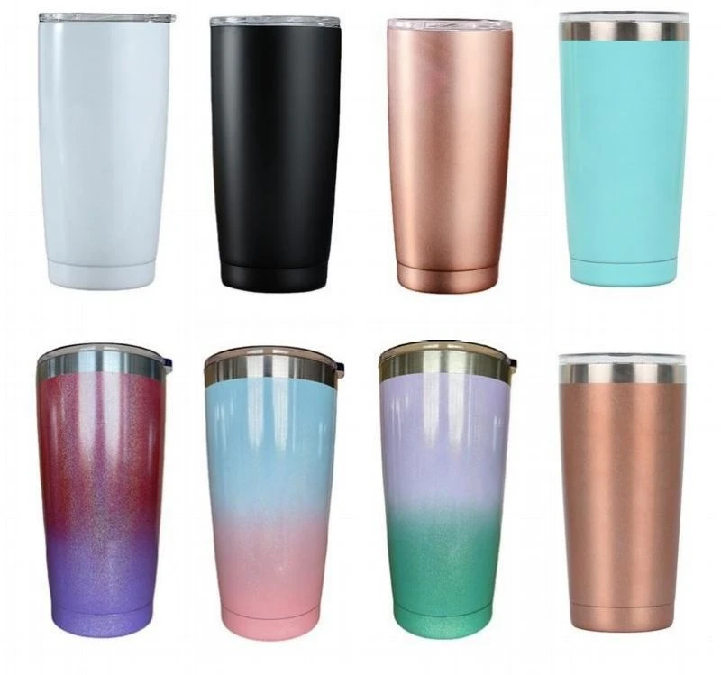 Large Insulated Tumbler With Straw